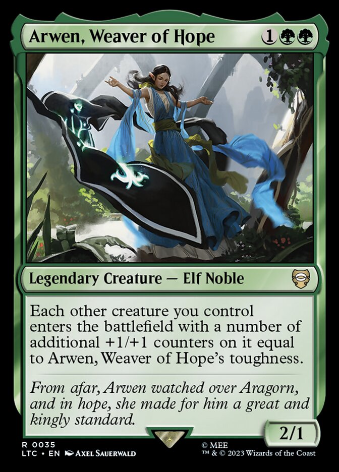 Arwen, Weaver of Hope 35 (Commander: The Lord of the Rings: Tales of Middle-earth)  | Good Games Modbury