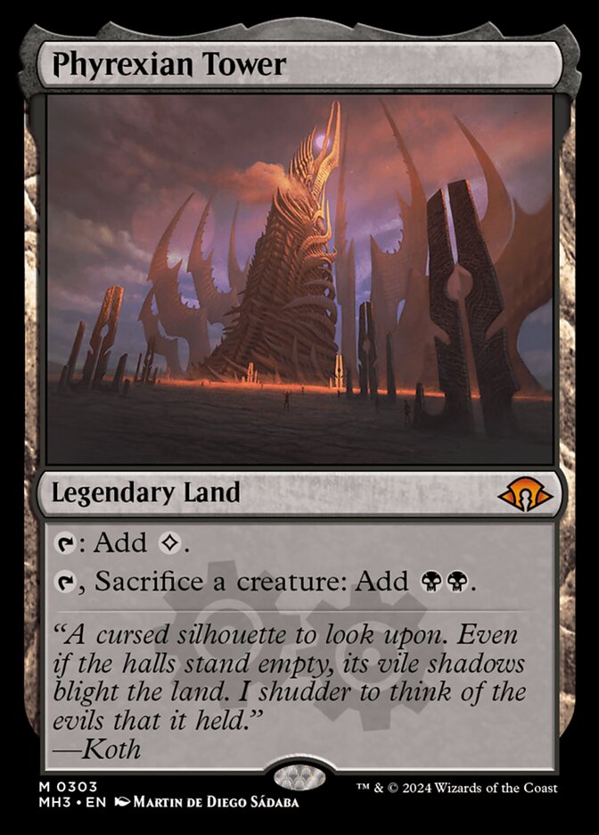 Phyrexian Tower 303/319 (Modern Horizons 3)  | Good Games Modbury