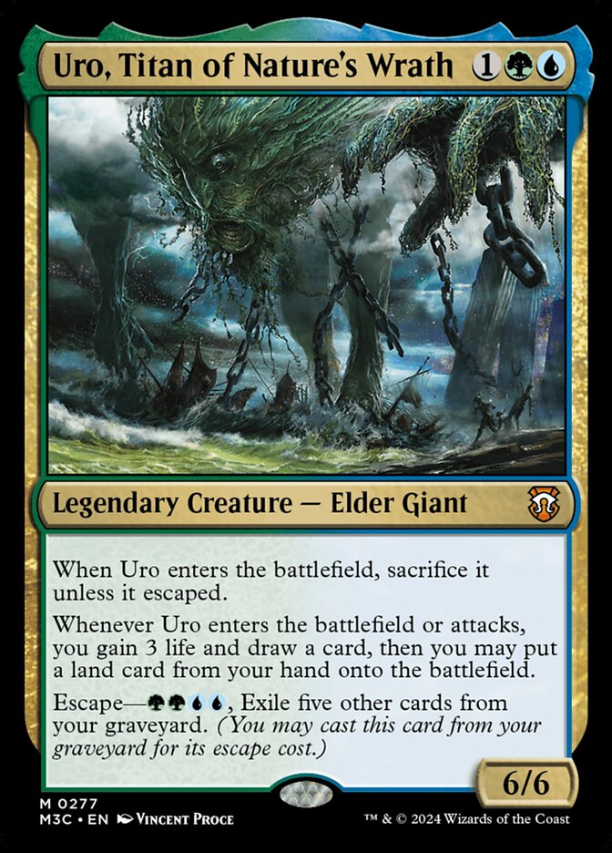 Uro, Titan of Nature's Wrath 277/411 (Commander: Modern Horizons 3)  | Good Games Modbury
