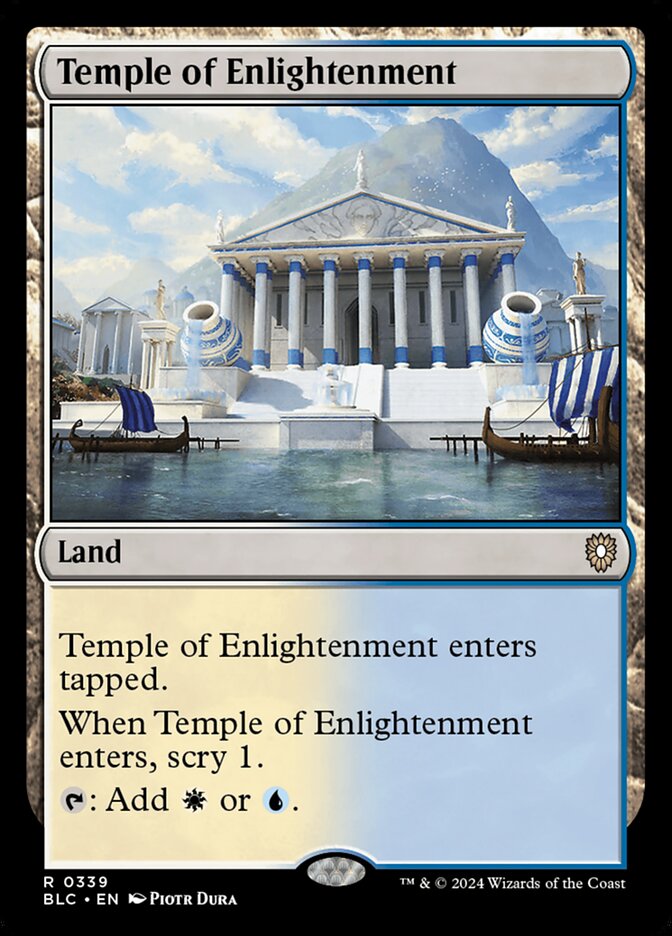 Temple of Enlightenment 339/40 (Commander: Bloomburrow)  | Good Games Modbury