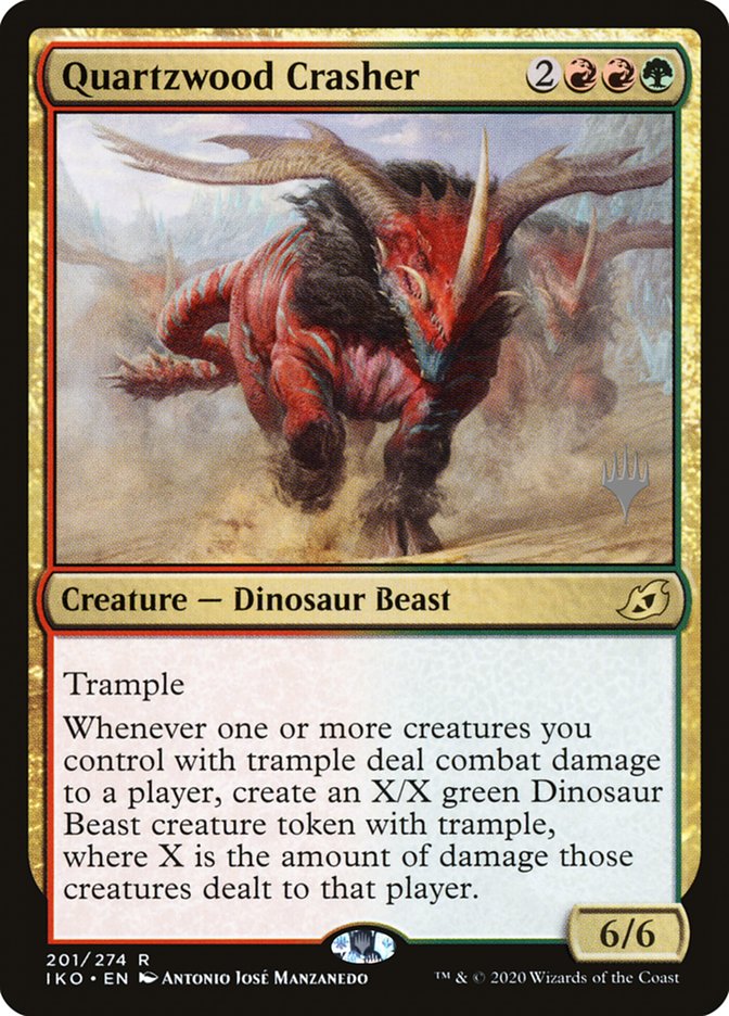 Quartzwood Crasher 201 (Promo Pack: Ikoria)  - Foil | Good Games Modbury