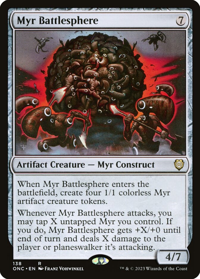 Myr Battlesphere 138 (Commander: Phyrexia: All Will Be One)  | Good Games Modbury