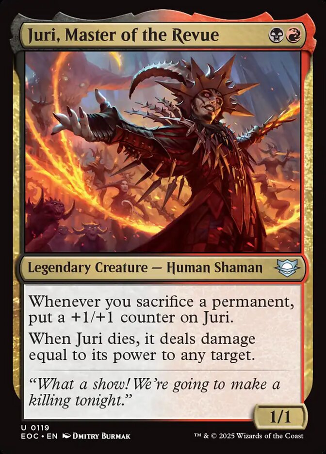 Juri, Master of the Revue 119/191 (Commander: Edge of Eternities)  | Good Games Modbury
