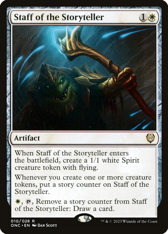 Staff of the Storyteller 10 (Commander: Phyrexia: All Will Be One)  | Good Games Modbury