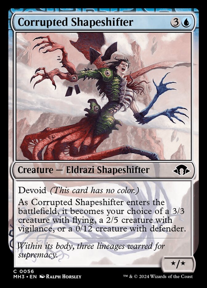 Corrupted Shapeshifter 56/319 (Modern Horizons 3)  - Foil | Good Games Modbury