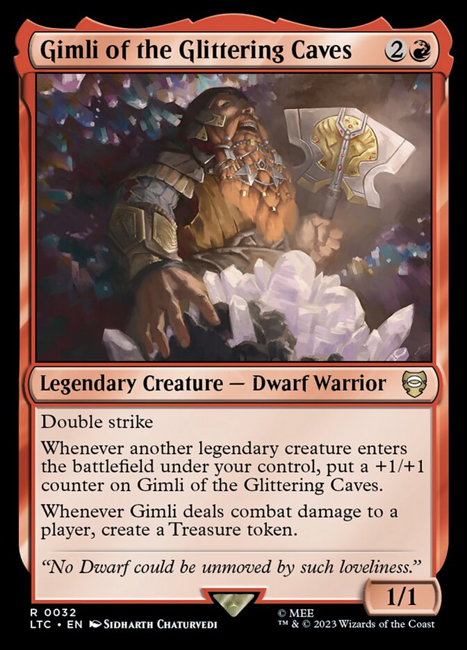 Gimli of the Glittering Caves 32 (Commander: The Lord of the Rings: Tales of Middle-earth)  | Good Games Modbury
