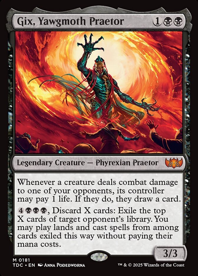 Gix, Yawgmoth Praetor 181 (Commander: Tarkir: Dragonstorm)  | Good Games Modbury