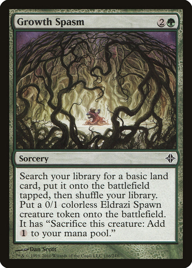 Growth Spasm 186/248 (Rise of the Eldrazi)  - Foil | Good Games Modbury