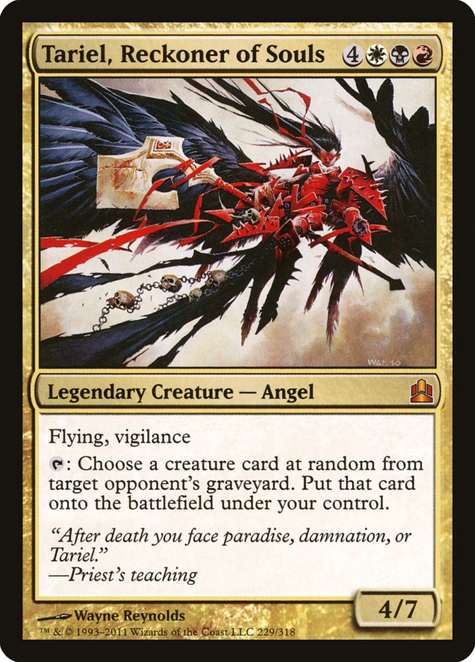 Tariel, Reckoner of Souls 229/318 (Commander)  | Good Games Modbury
