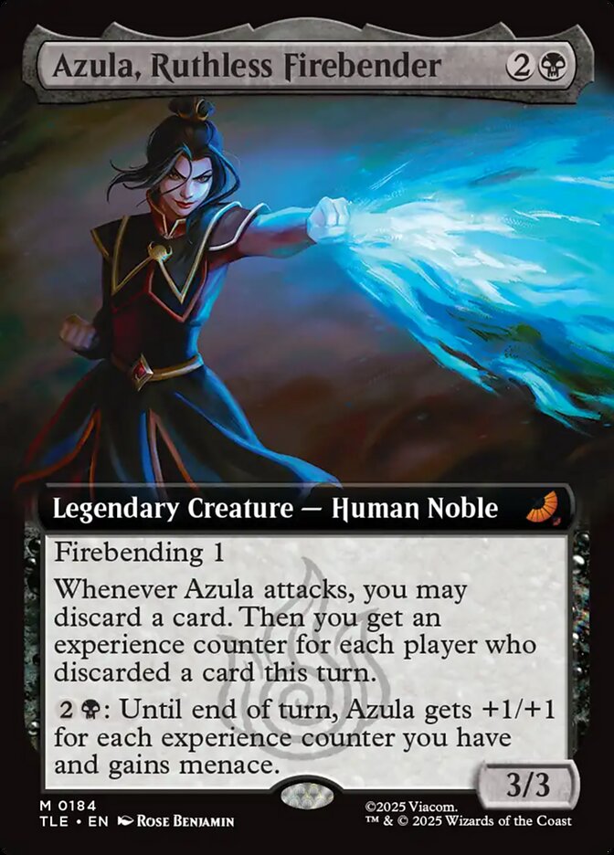Azula, Ruthless Firebender 184/317 (Avatar: The Last Airbender: Eternal-Legal)  - Extended Art  | Good Games Modbury