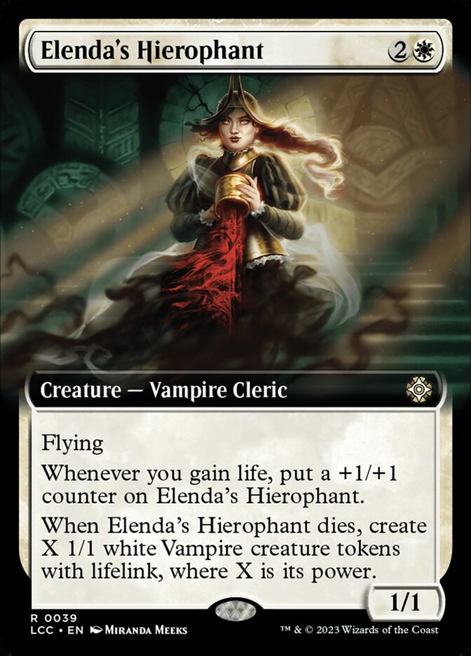 Elenda's Hierophant 39/370 (Commander: The Lost Caverns of Ixalan)  - Extended Art | Good Games Modbury