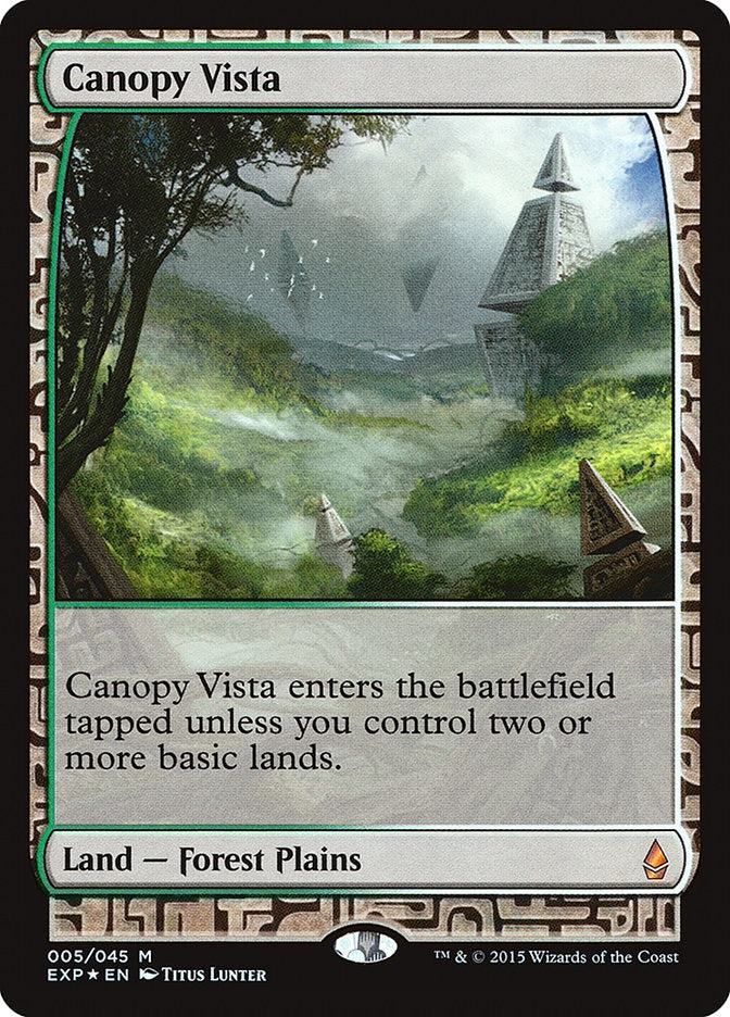 Canopy Vista 5/45 (Zendikar Expeditions)  - Foil | Good Games Modbury