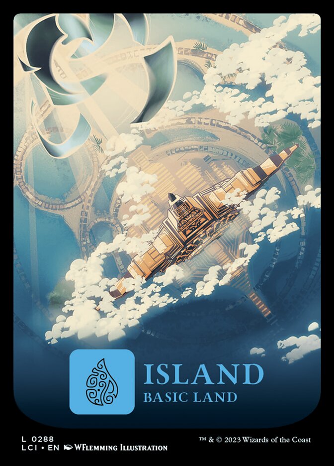 Island 288 (The Lost Caverns of Ixalan)  - Full Art | Good Games Modbury