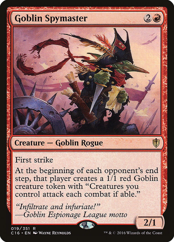 Goblin Spymaster 19/351 (Commander 2016)  | Good Games Modbury