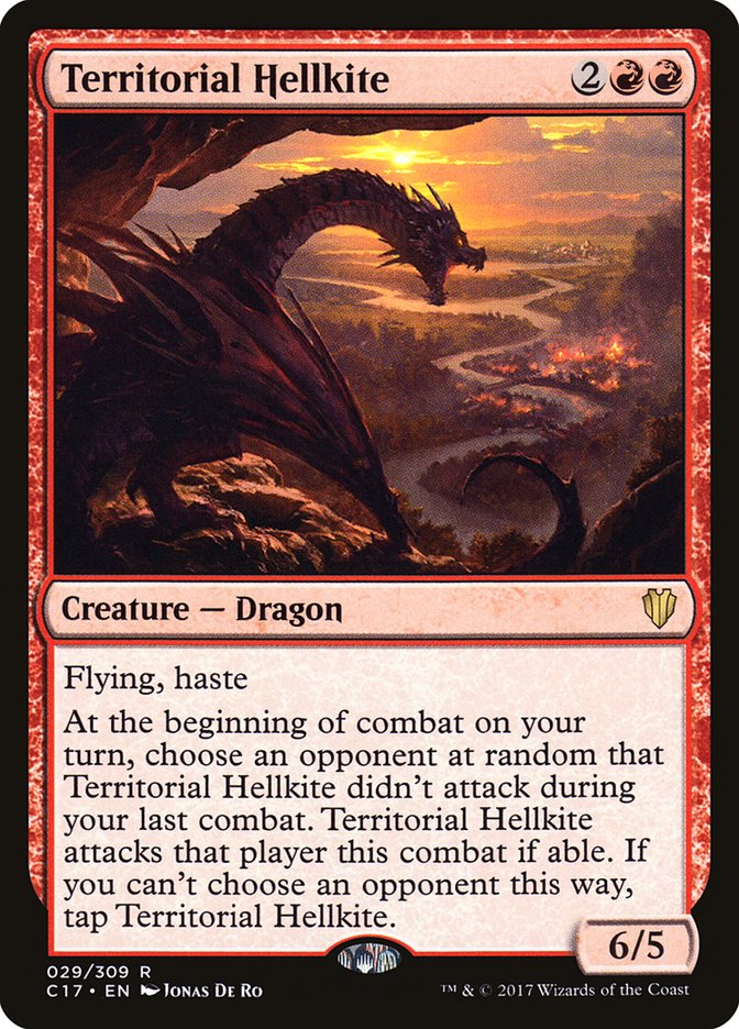 Territorial Hellkite 29/309 (Commander 2017)  | Good Games Modbury