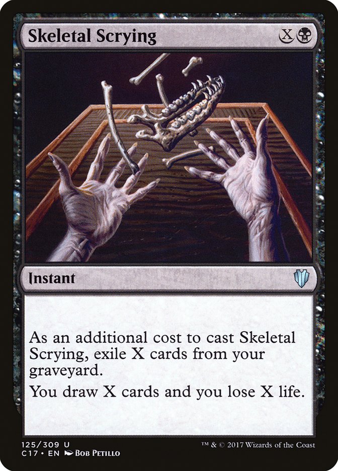 Skeletal Scrying 125/309 (Commander 2017)  | Good Games Modbury