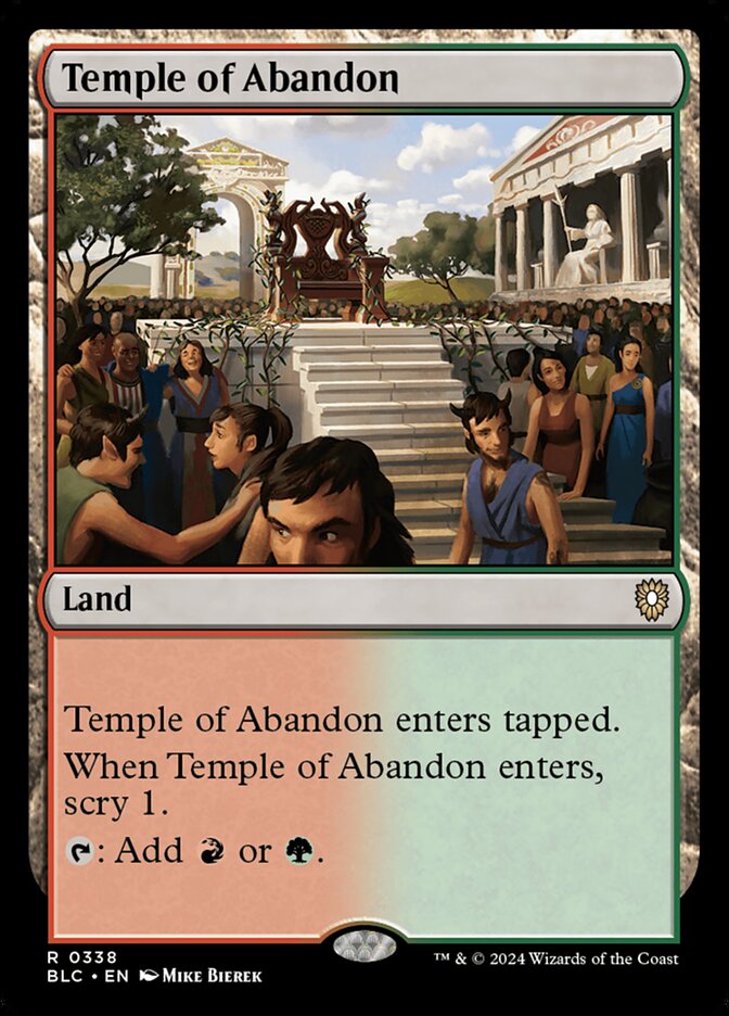 Temple of Abandon 338 (Commander: Bloomburrow)  | Good Games Modbury