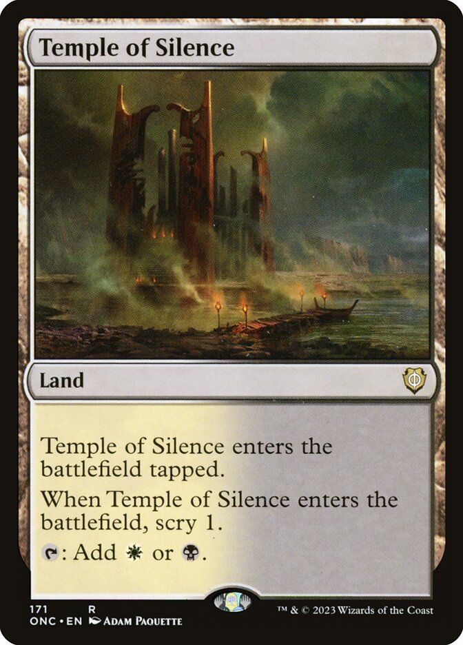 Temple of Silence 171/28 (Commander: Phyrexia: All Will Be One)  | Good Games Modbury