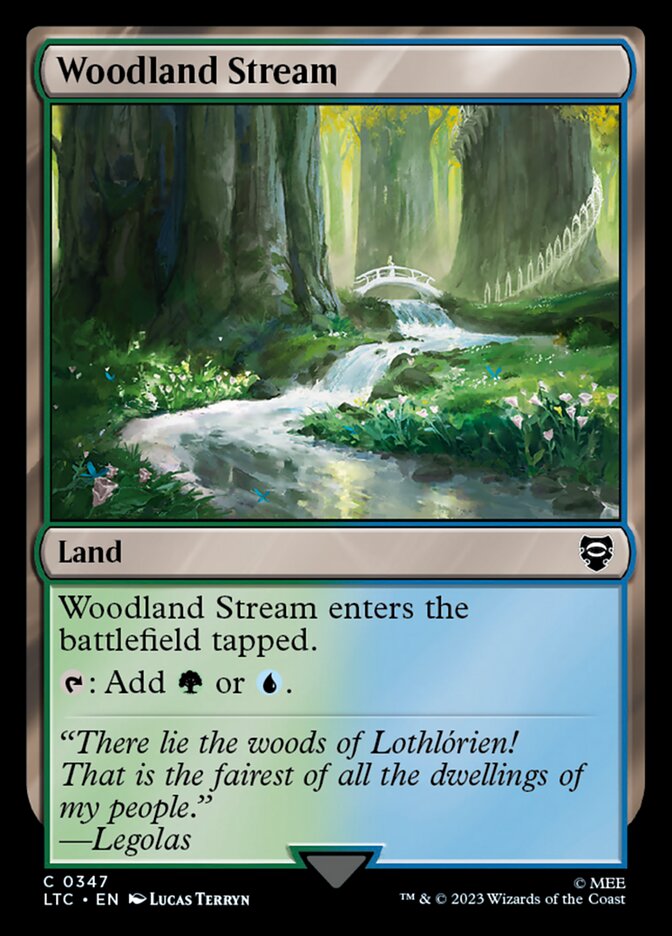 Woodland Stream 347 (Commander: The Lord of the Rings: Tales of Middle-earth)  | Good Games Modbury
