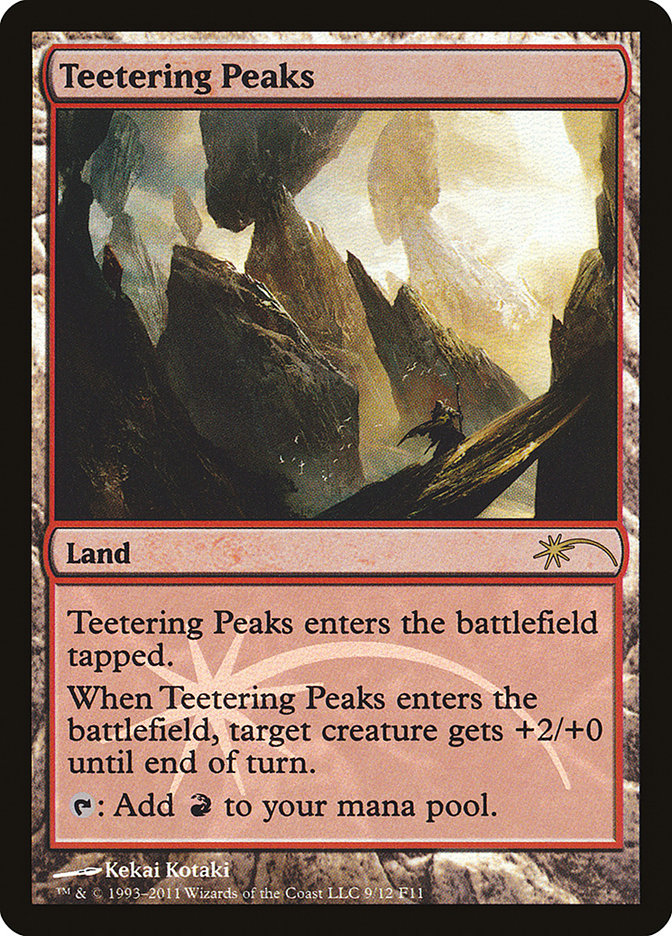 Teetering Peaks 9 (FNM Promos)  - Foil | Good Games Modbury