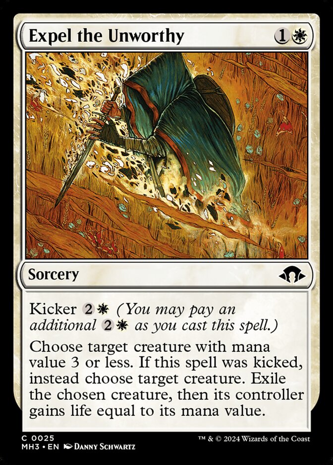 Expel the Unworthy 25/319 (Modern Horizons 3)  - Foil | Good Games Modbury