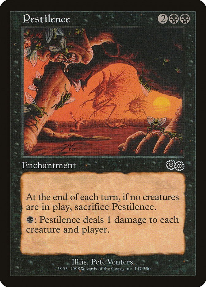 Pestilence 147/350 (Urza's Saga)  | Good Games Modbury