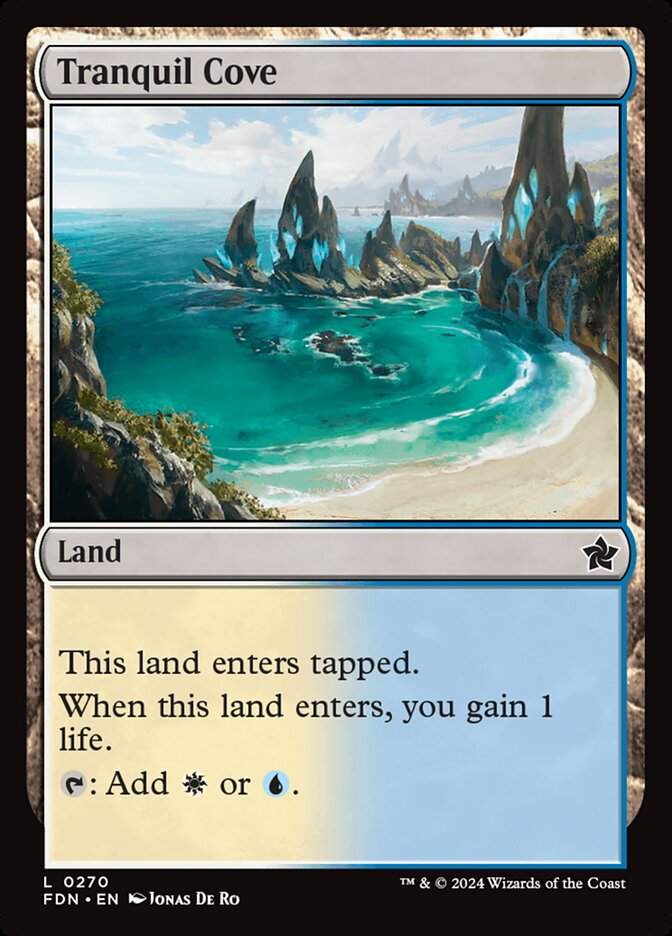 Tranquil Cove 270 (Foundations)  - Foil | Good Games Modbury