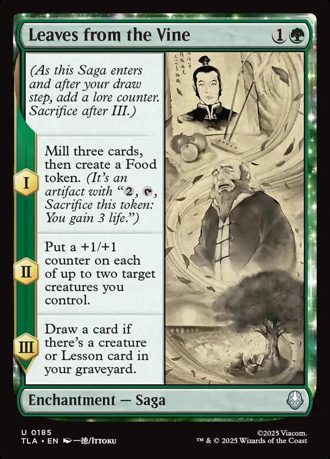 Leaves from the Vine 185/286 (Avatar: The Last Airbender)  - Foil | Good Games Modbury