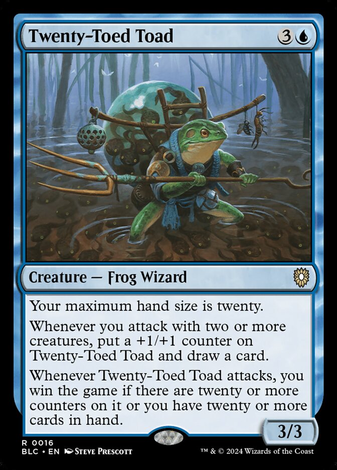 Twenty-Toed Toad 16 (Commander: Bloomburrow)  | Good Games Modbury