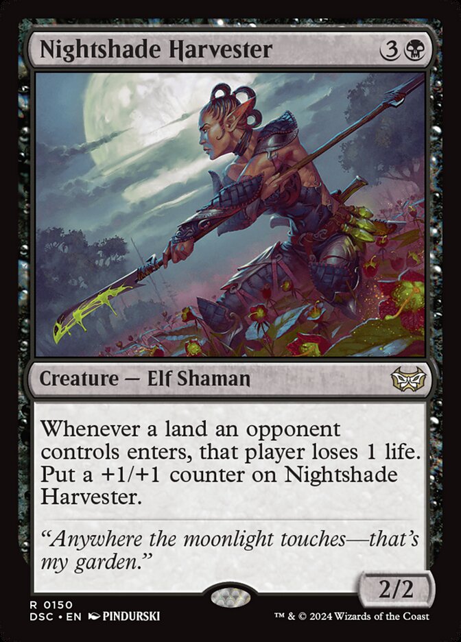 Nightshade Harvester 150/40 (Commander: Duskmourn: House of Horror)  | Good Games Modbury