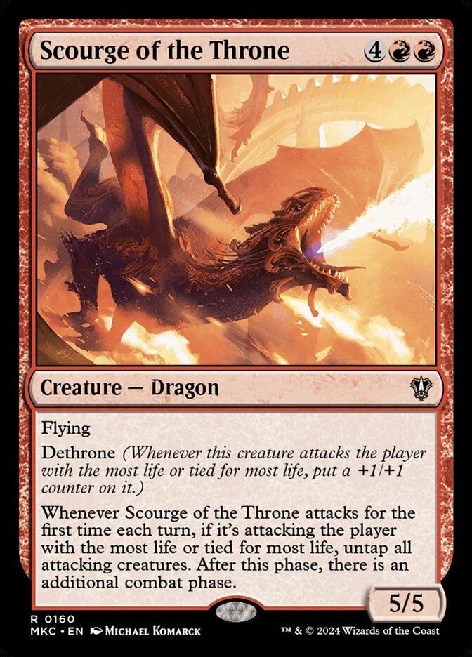Scourge of the Throne 160/311 (Commander: Murders at Karlov Manor)  | Good Games Modbury