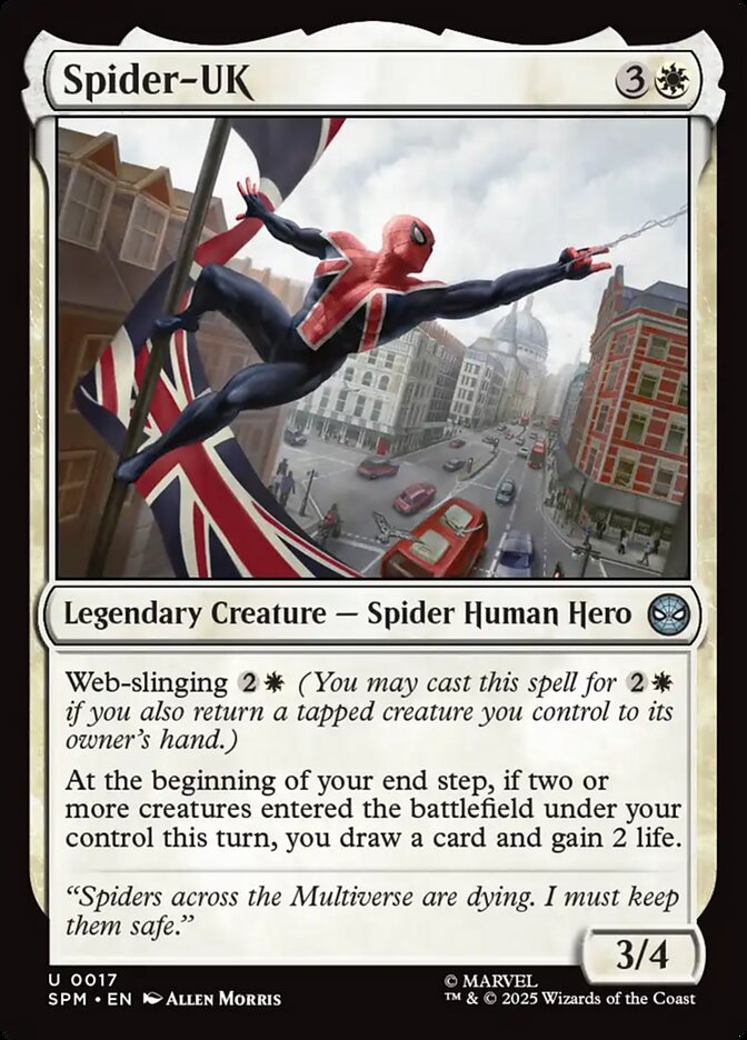 Spider-UK 17/198 (Marvel's Spider-Man)  | Good Games Modbury