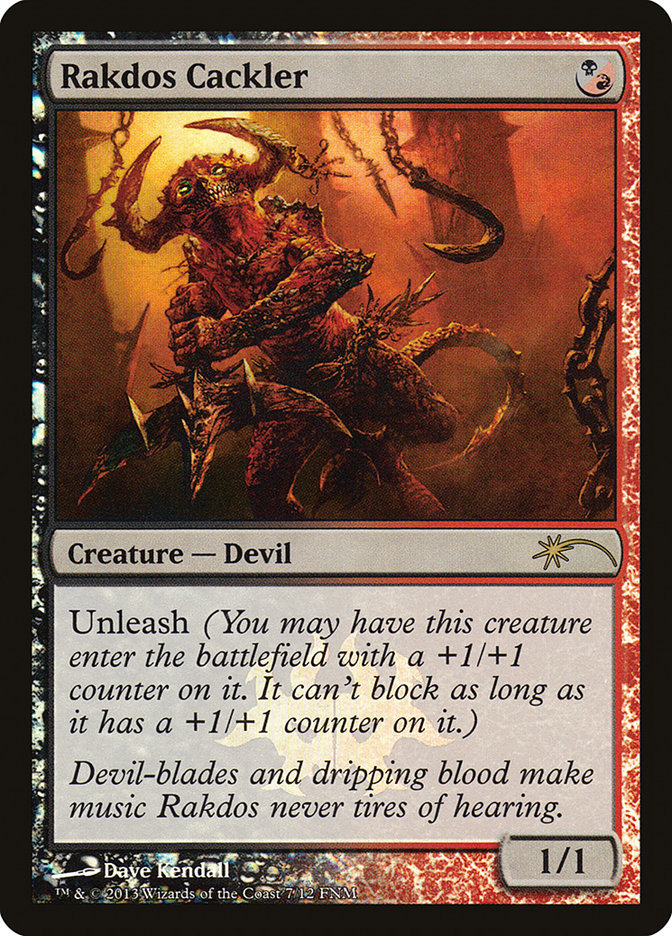 Rakdos Cackler 7/12 (FNM Promos)  - Foil | Good Games Modbury