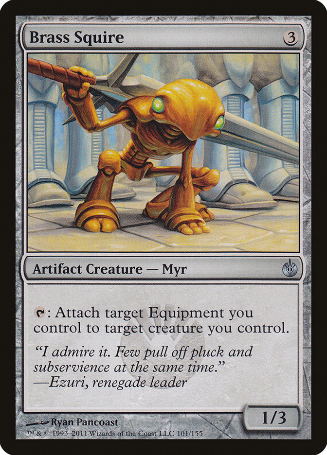 Brass Squire 101/155 (Mirrodin Besieged)  - Foil | Good Games Modbury