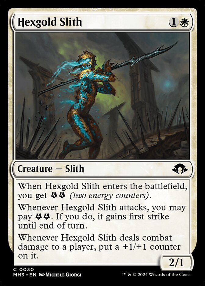 Hexgold Slith 30/319 (Modern Horizons 3)  - Foil | Good Games Modbury