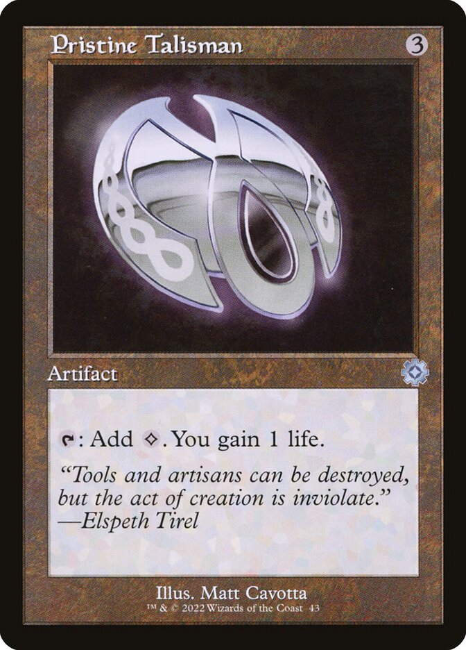 Pristine Talisman 43/63 (The Brothers' War: Retro Frame Artifacts)  - Foil | Good Games Modbury