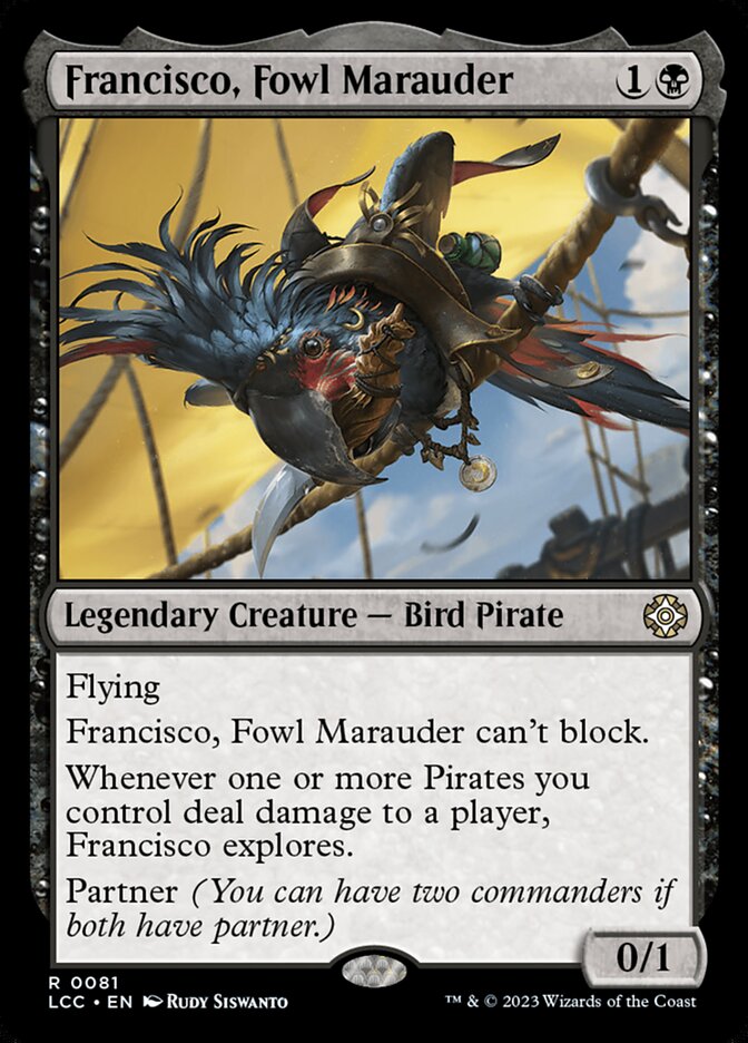 Francisco, Fowl Marauder 81/370 (Commander: The Lost Caverns of Ixalan)  | Good Games Modbury