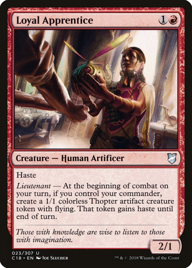 Loyal Apprentice 23/307 (Commander 2018)  | Good Games Modbury