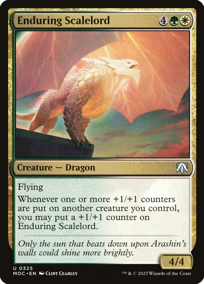 Enduring Scalelord 325/444 (Commander: March of the Machine)  | Good Games Modbury