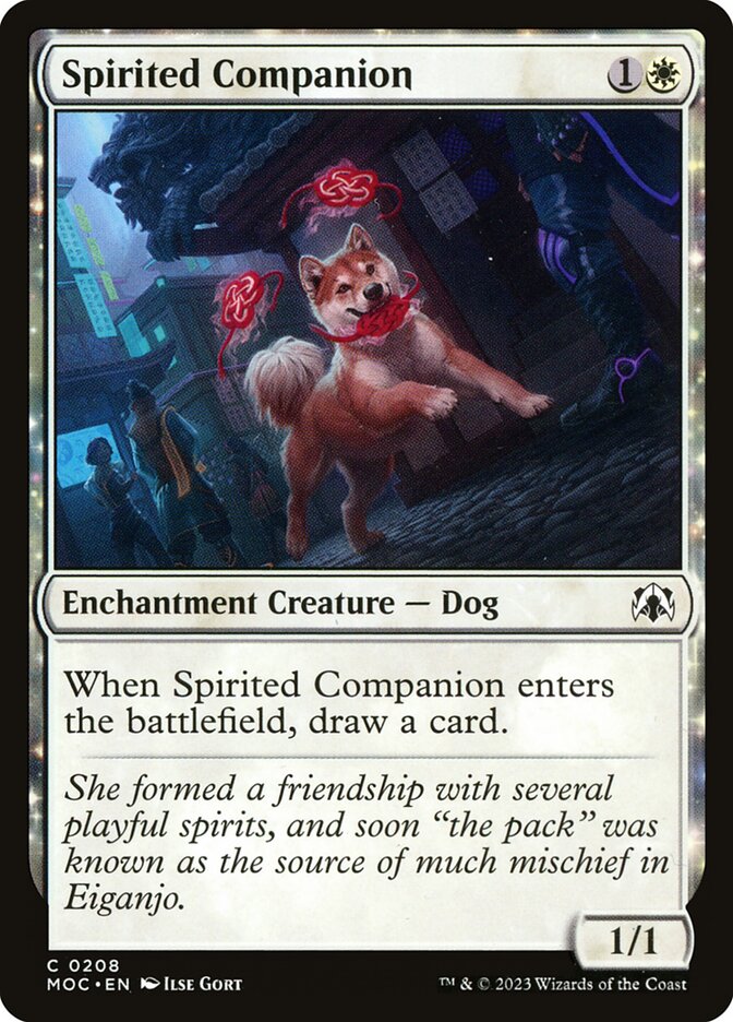 Spirited Companion 208/444 (Commander: March of the Machine)  | Good Games Modbury