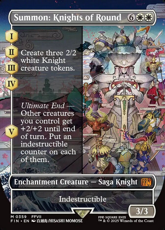 Summon: Knights of Round 359 (FINAL FANTASY)  - Borderless | Good Games Modbury