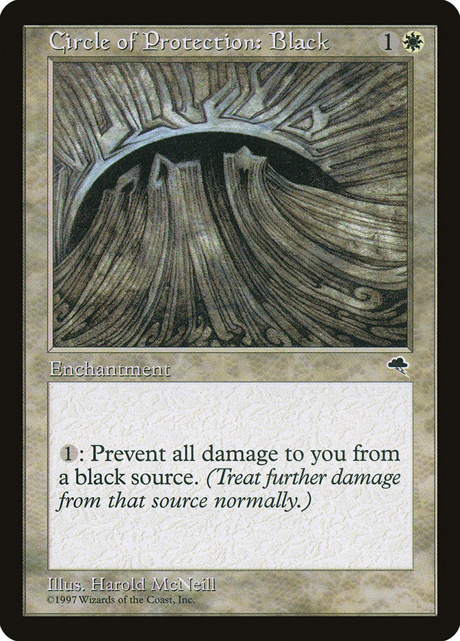 Circle of Protection: Black 8/350 (Tempest)  | Good Games Modbury