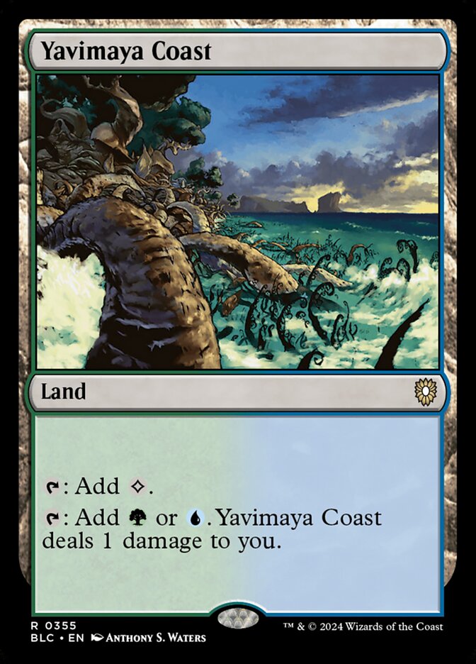 Yavimaya Coast 355 (Commander: Bloomburrow)  | Good Games Modbury