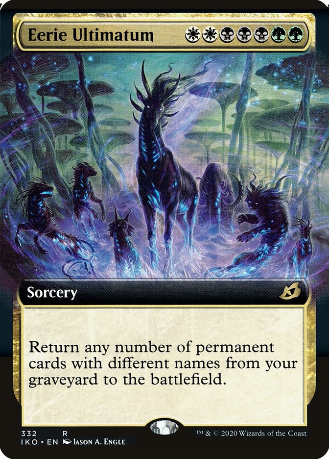 Eerie Ultimatum 332/274 (Ikoria: Lair of Behemoths)  - Extended Art Foil | Good Games Modbury