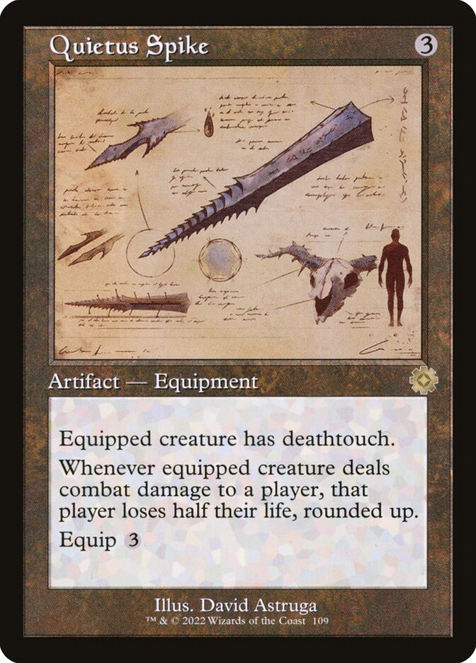Quietus Spike Schematic 109 (The Brothers' War: Retro Frame Artifacts)  | Good Games Modbury