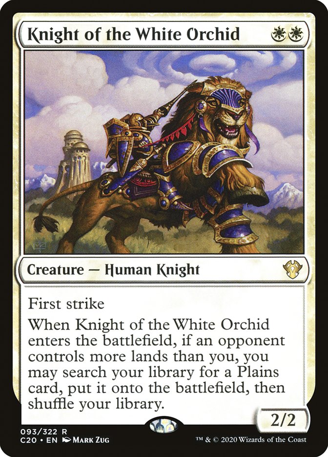 Knight of the White Orchid 93/322 (Commander 2020)  | Good Games Modbury