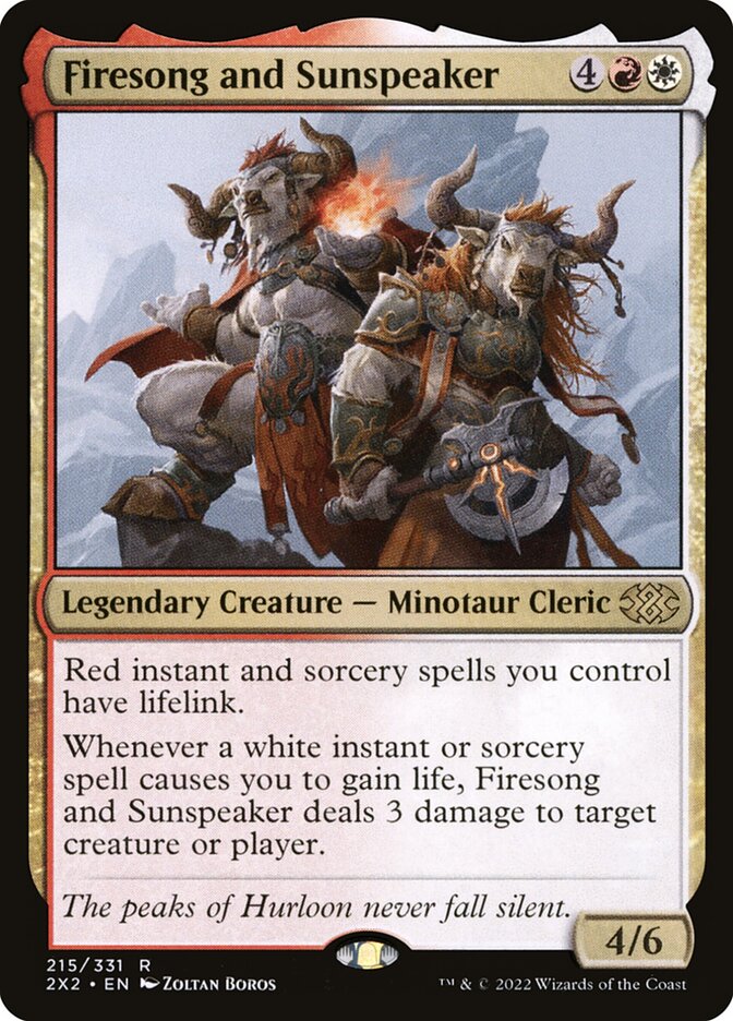 Firesong and Sunspeaker 215/331 (Double Masters 2022)  | Good Games Modbury