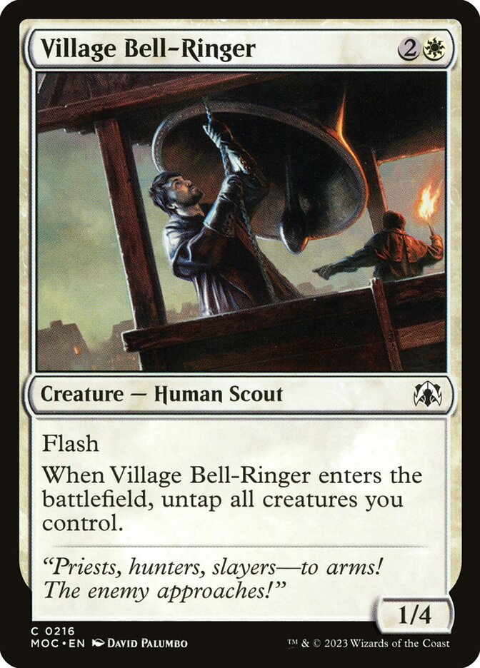Village Bell-Ringer 216/444 (Commander: March of the Machine)  | Good Games Modbury