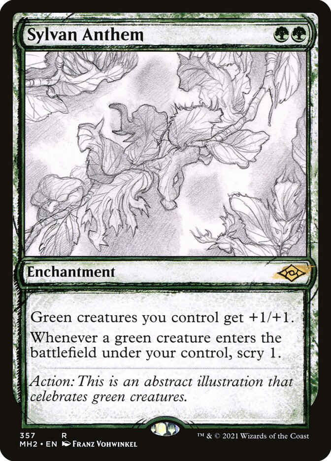 Sylvan Anthem 357/303 (Modern Horizons 2)  | Good Games Modbury