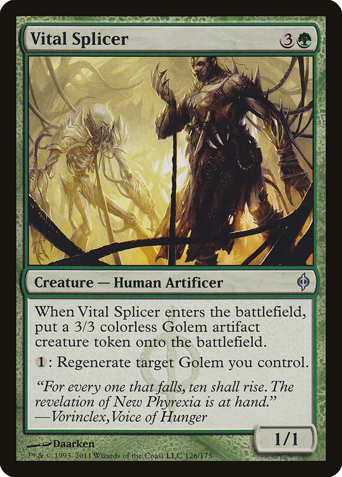 Vital Splicer 126/175 (New Phyrexia)  - Foil | Good Games Modbury